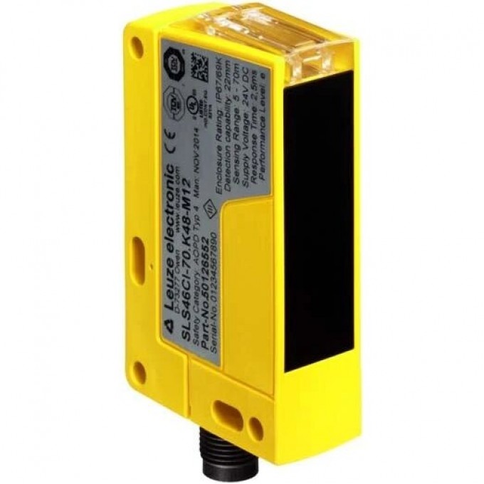 Однолучевой барьер безопасности LEUZE Серия 46C 24VDC IP67/69K 50126550